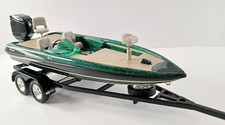 2002 Ertl Triton TR-21 barco de pesca robalo fundido escala 1/18 + reboque LIMPO comprar usado  Enviando para Brazil