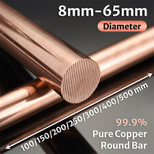 Copper round bar for sale  Shipping to Ireland