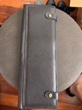 Cabide protetor de cinto/gravata de viagem vintage Mark Cross preto couro comprar usado  Enviando para Brazil