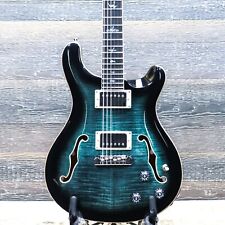Usado, Guitarra elétrica PRS SE Hollowbody II Piezo Peacock Blue Burst com estojo #H05198 comprar usado  Enviando para Brazil