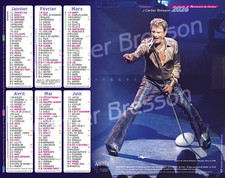 Calendrier johnny hallyday d'occasion  France