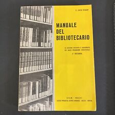 manuale bibliotecario usato  Valeggio sul Mincio