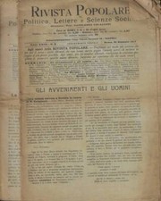 Rivista popolare politica usato  Italia