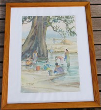 Qualitätvolles aquarell baden gebraucht kaufen  Ahlefeld-Bistensee, Hütten
