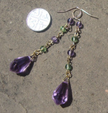 Vintage faceted briolette for sale  WALLINGTON
