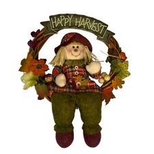 Happy harvest scarecrow for sale  Rayland