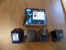 (1) Cartucho de tinta preto vazio Virgin HP 65 Hewlett Packard para refil comprar usado  Enviando para Brazil