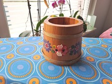 Blumentopf holz bauernmalerei gebraucht kaufen  Neukirchen-Vluyn