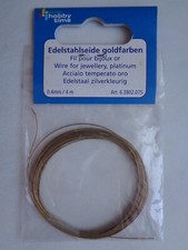 Edelstahlseide schmuckdraht go gebraucht kaufen  Bad Homburg v. d. Höhe