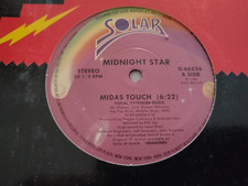 MIDNIGHT STAR - "MIDAS TOUCH" / 4 MIXES! / SOLAR RECORDS 1986, usado comprar usado  Enviando para Brazil