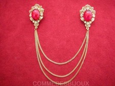 Double broche chaînée d'occasion  Paris III
