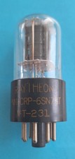 Raytheon 6sn7 black for sale  BRISTOL