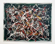 Jackson pollock painting for sale  Sun Valley