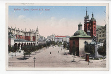Kraków, Rynek i Kosciot N.P. Maryi, Kraków, 1912 na sprzedaż  Wysyłka do Poland