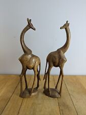 Vintage wooden giraffe for sale  DUNDEE