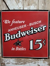 Vintage budweiser porcelain for sale  Shavertown