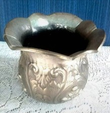 Vaso peltro argentato usato  Torino