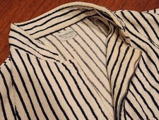 Jaqueta roupão listrada vintage anos 60 Abercrombie & Fitch com zíper GG tecido felpudo comprar usado  Enviando para Brazil