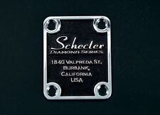 Junta de pescoço Schecter Placas logotipo Guitarra/Baixo Preto comprar usado  Enviando para Brazil