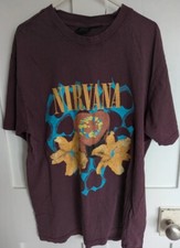 Nirvana shirt rock for sale  SOUTHAMPTON