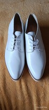 Damenschuh leder weiß gebraucht kaufen  Bremen