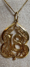 9ct gold pendant for sale  SOUTHPORT