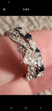 Sapphire diamond wedding for sale  Elko New Market