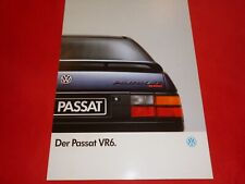 VW Passat B3 Limousine Variant VR6 Prospekt Brochure Depliant Folleto von 1991 comprar usado  Enviando para Brazil