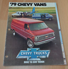 1979 Chevrolet Chevy Van Sportvan Caravan Nomad Folheto Prospekt, usado comprar usado  Enviando para Brazil