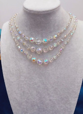 Vintage crystal necklace for sale  HIGHBRIDGE