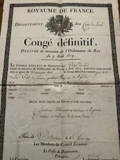 Vacaciones Definitiva & Luis XVIII & Militar & Lado Norte & De Armor & Documento, usado comprar usado  Enviando para Brazil