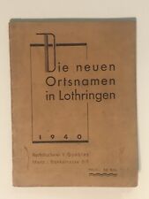 Die neuen ortsnamen d'occasion  Metz-