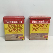 Kit de cozinha francês/inglês Elastoplast bandagem lata, vazio (N1) W#655 comprar usado  Enviando para Brazil