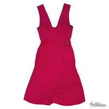 Usado, Vestido de coquetel Roland Mouret vermelho recortado estruturado bainha fenda tamanho 6 comprar usado  Enviando para Brazil