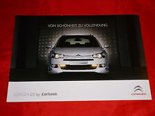 CITROEN C5 by Carlsson Limousine Tourer Prospekt Brochure Depliant Folleto 2010 comprar usado  Enviando para Brazil