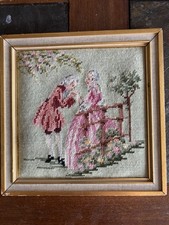 Vtg needlepoint shabby for sale  Veradale