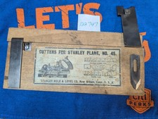 Antigo Stanley nº. Conjunto de 45 lâminas de corte de avião (20) com caixa original comprar usado  Enviando para Brazil