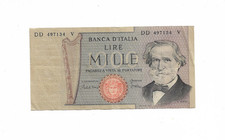 Banconota 1000 lire usato  Quarna Sopra