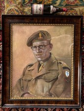 Portrait oil ww2 for sale  PITLOCHRY