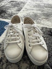 Victoria white leather for sale  ISLE OF BUTE