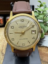 Stary zegarek vintage Poljot KL1 Kirovsky ZSRR Zegarek Poljot Pozłacany na sprzedaż  PL