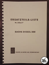 Ersatzteilliste sachs diesel gebraucht kaufen  Deutschland