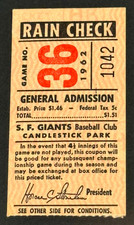 1962 ticket stub d'occasion  Expédié en Belgium