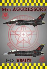 Usado, 64º AGRESSOR F-16 WRAITH PAINt 1/72 para tamiya hasegawa kinetik comprar usado  Enviando para Brazil