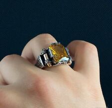 Citrine mens ring d'occasion  Nogent-sur-Marne