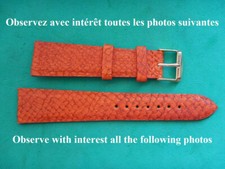 Bracelet cuir saumon d'occasion  Villeneuve-Loubet