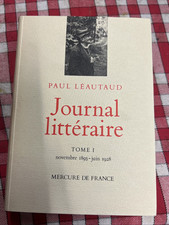 Paul léautaud journal d'occasion  Paris XIX