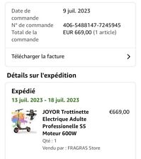 Trotinette électrique adulte d'occasion  Vannes