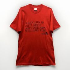 Camiseta Vintage Cow Skates Outlaw Fun Skate Midwest Surf Ohio comprar usado  Enviando para Brazil