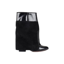 Givenchy – Botki Zamszowe I Skóra Lakierowana – 10 szt. Kobiece Czarne 40 na sprzedaż  PL